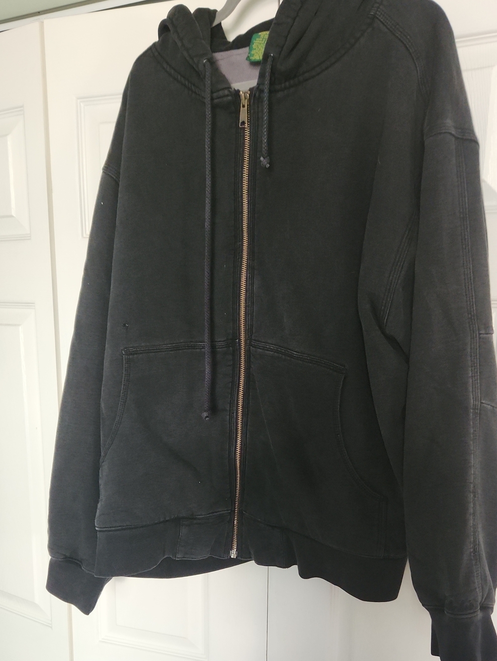 Cabela's Men's Black Full-Zip Hooded Shirt Jacket